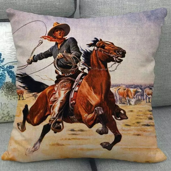 Other - Horse Pillow Case. Western Cowboy Country. Ranch